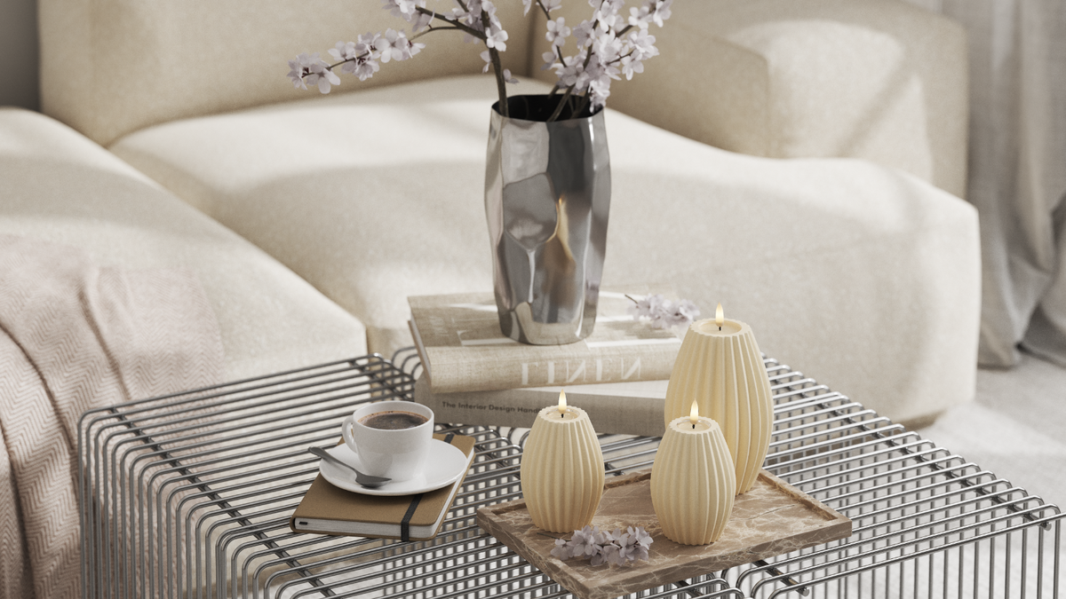 Naturlig tro LED Rilleljus Med WetLook ™ -design