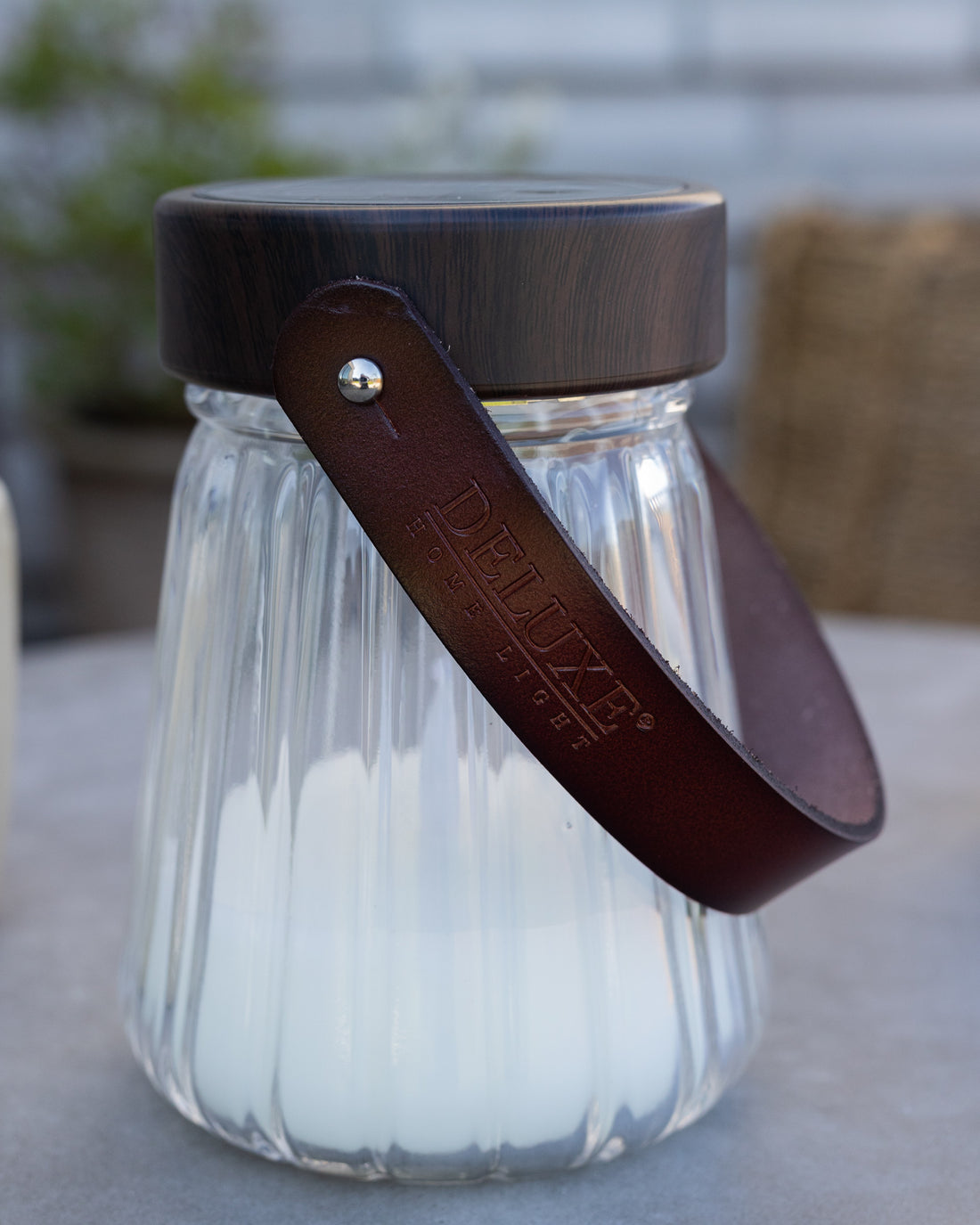 Deluxe Homeart LED-klaasist latern 13cm LED-laternad 3