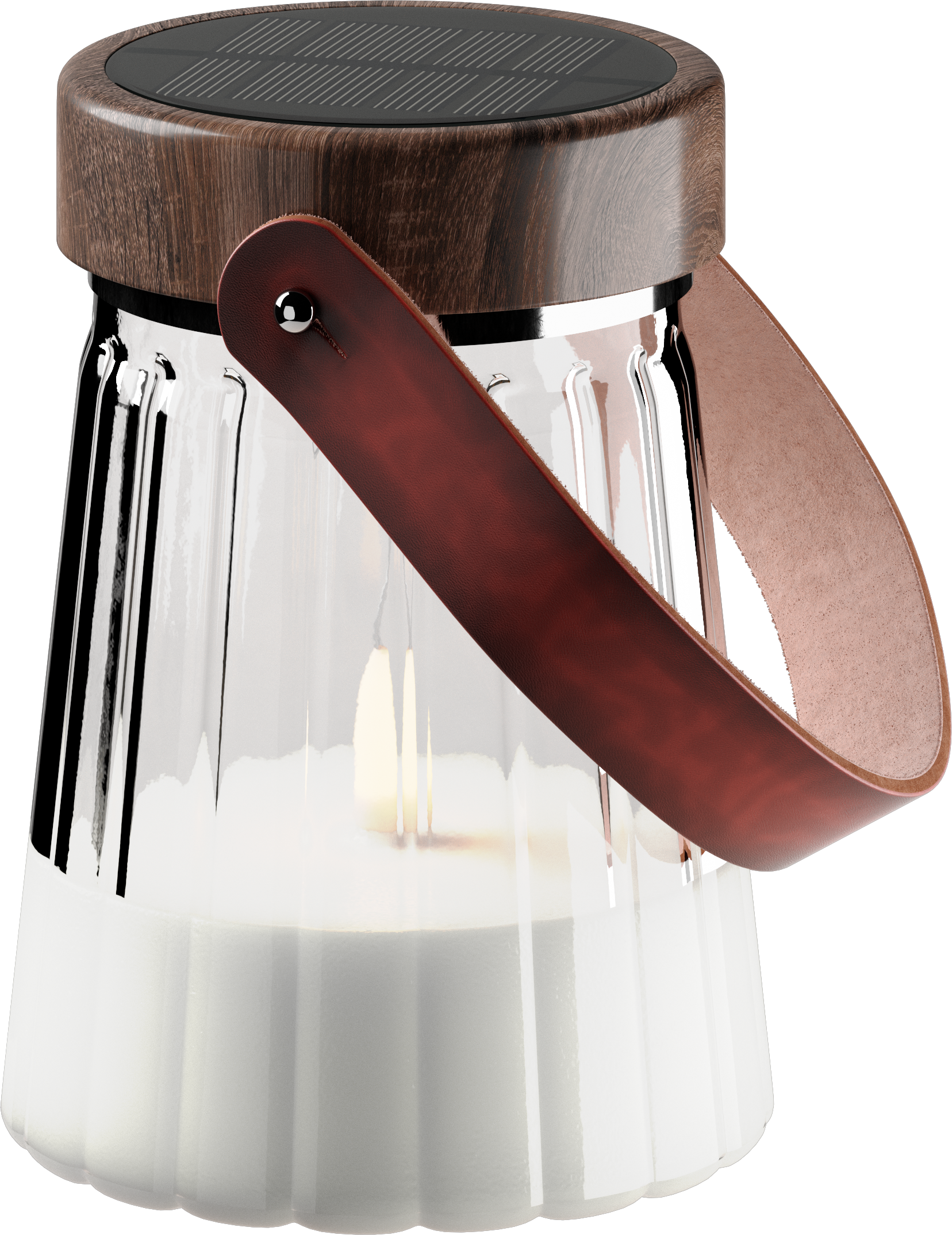 Deluxe Homeart LED skleněná lucerna 13cm LED lucerny 4