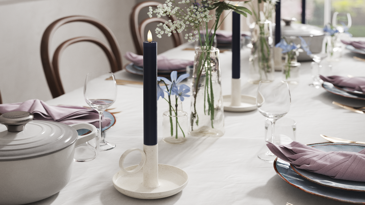 Naturlig tro LED Kronelys med Wetlook ™ Design