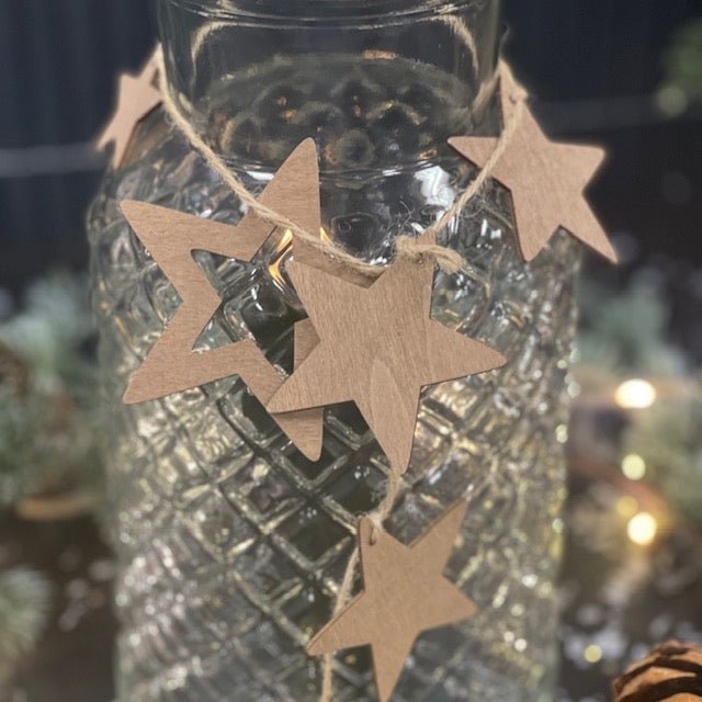 Corda decorativa com estrelas 1m Deluxe Homeart 1