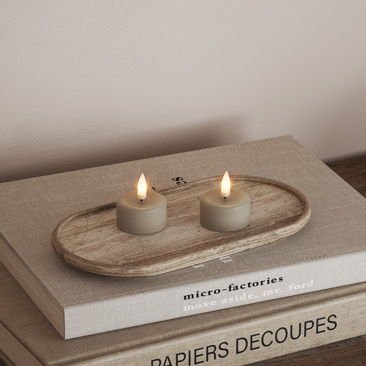 Deluxe Homeart Φωτιστικό τσαγιού LED 2 τεμ. Άμμος Φωτάκι τσαγιού LED 3