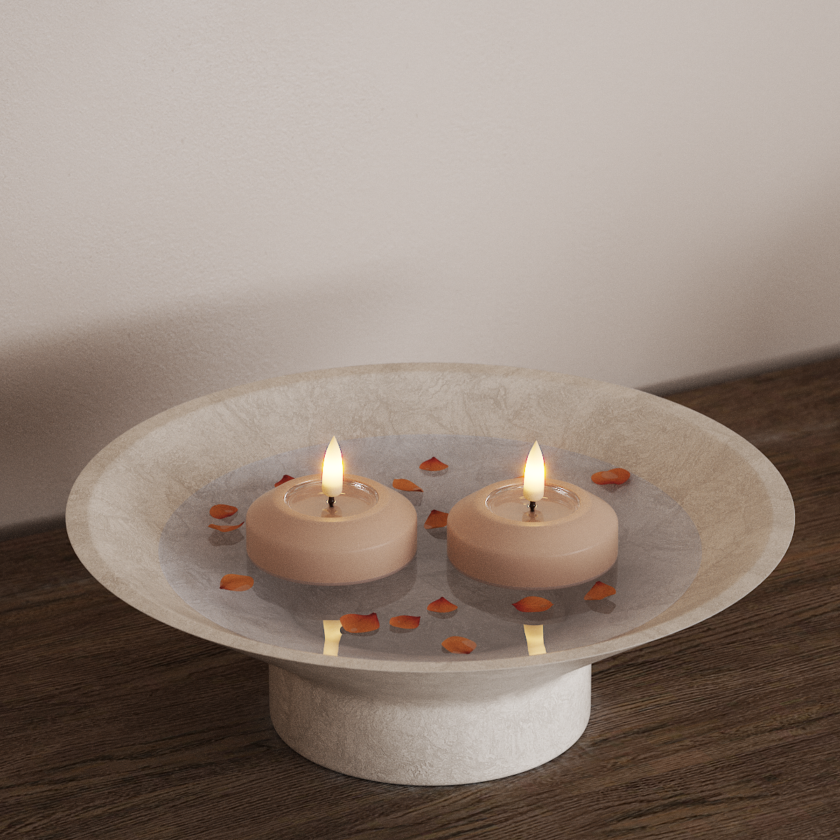 Deluxe Homeart LED Ujuvvalgusti Ø 6,1 cm 2 tk Roos LED-ujuv tuli 3