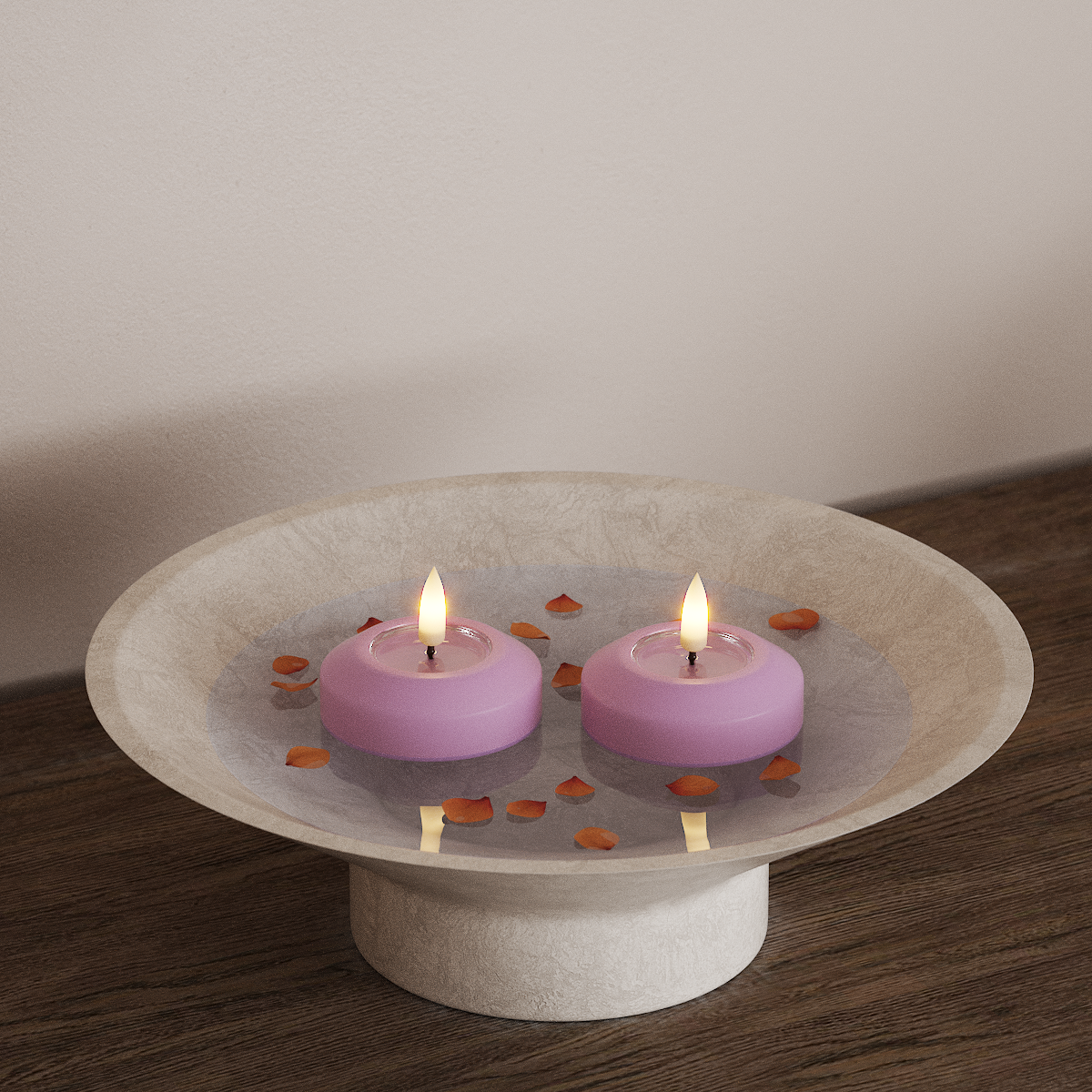 Deluxe Homeart LED Plovoucí světlo Ø 6,1 cm 2 ks Levandulová LED plovoucí světlo 3