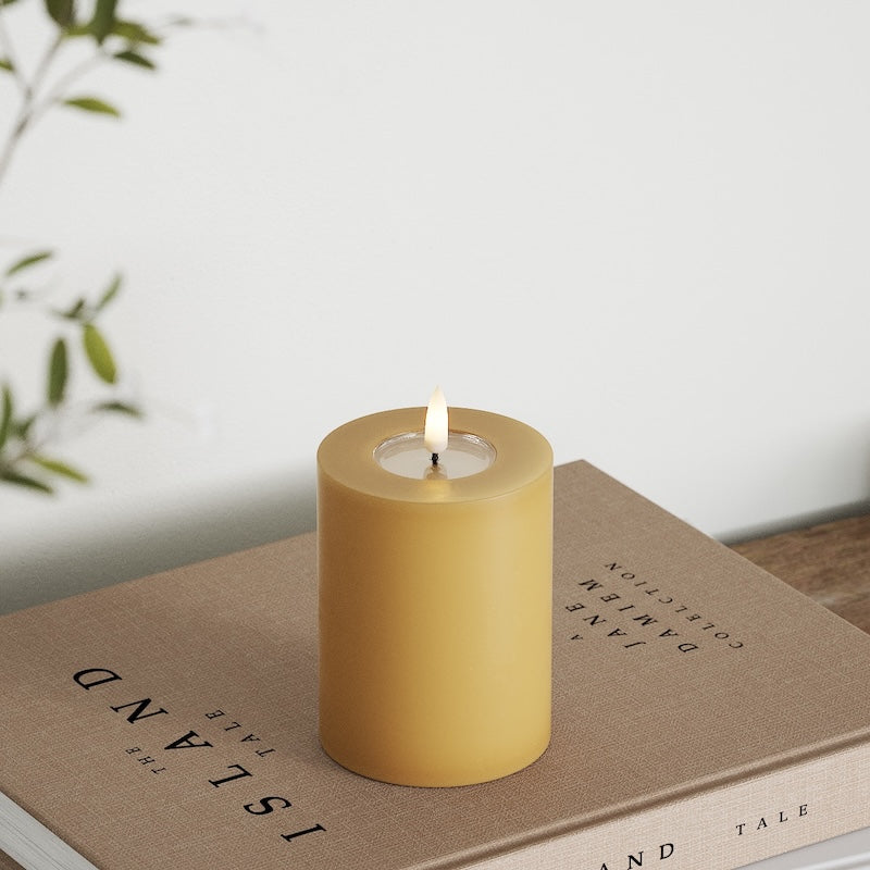 Deluxe Homeart LED blokové světlo Ø 7,5 x 10 cm Kariová