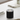 LED Pillar candle Ø 10 x 10 cm Black
