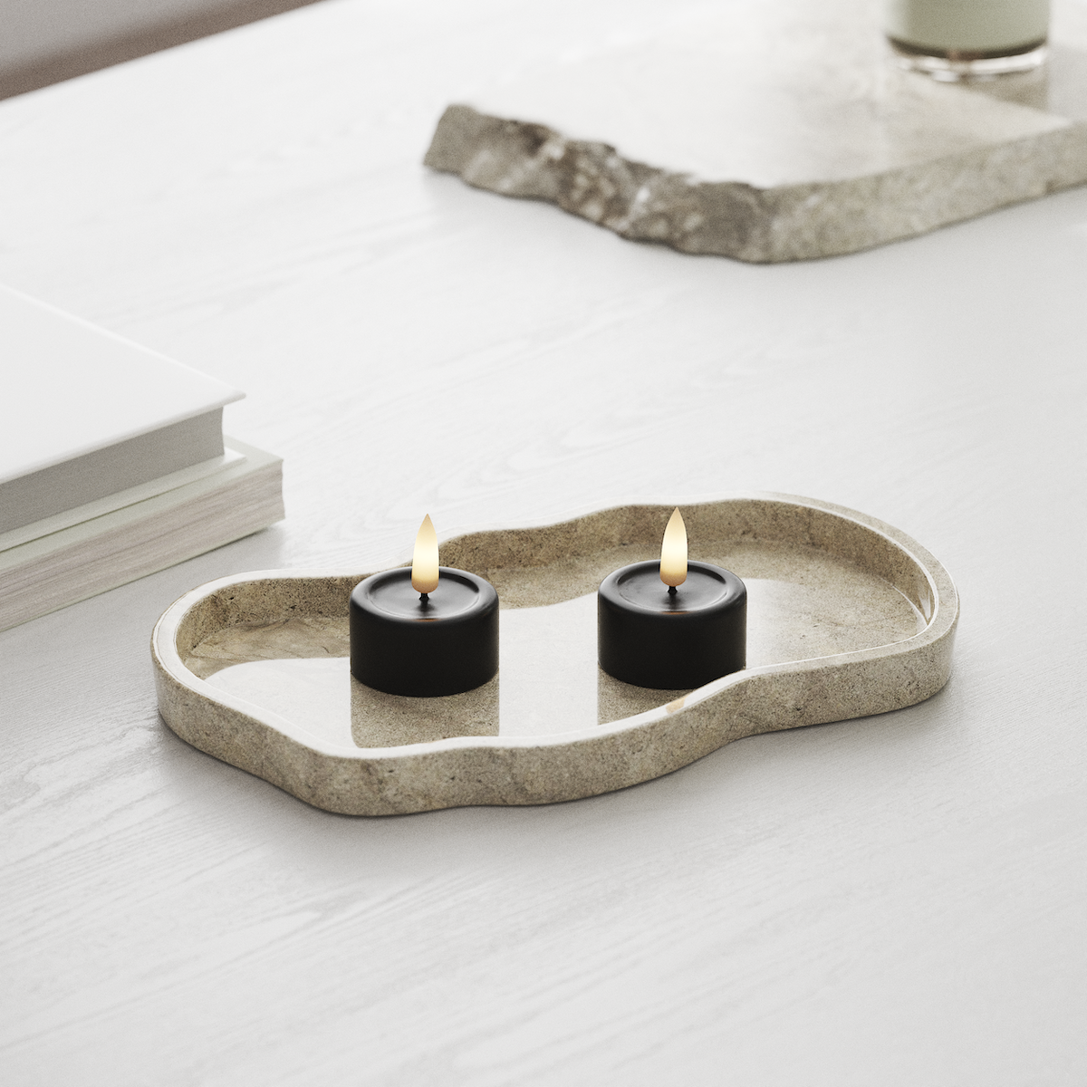 Deluxe Homeart Φωτιστικό τσαγιού LED 2 τεμ. Μαύρο Φωτάκι τσαγιού LED 1