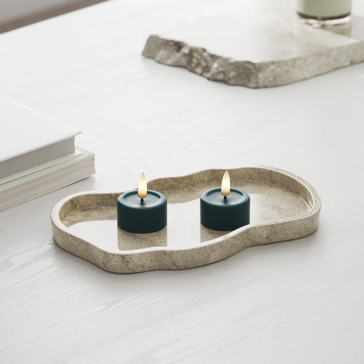 Deluxe Homeart Φωτιστικό τσαγιού LED 2 τεμ. Πετρόλ Φωτάκι τσαγιού LED 1