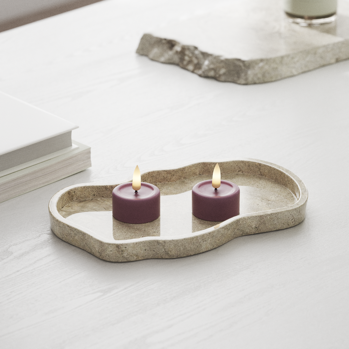 Deluxe Homeart Φωτιστικό τσαγιού LED 2 τεμ. Ανοιχτό μωβ Φωτάκι τσαγιού LED 1