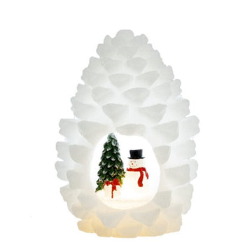 Kjegle med dekor 11*17cm Deluxe Homeart 1