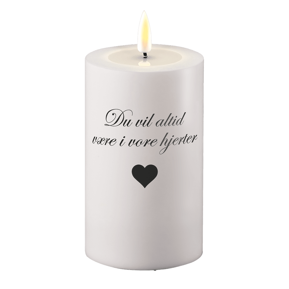 Luz LED para sepultura Você sempre estará em nossos corações Deluxe Homeart 1