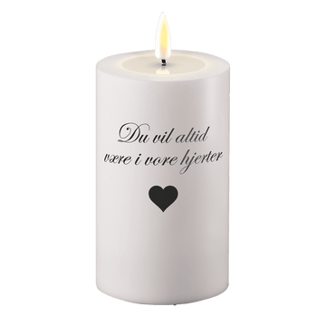 Luz LED para sepultura Você sempre estará em nossos corações Deluxe Homeart 1