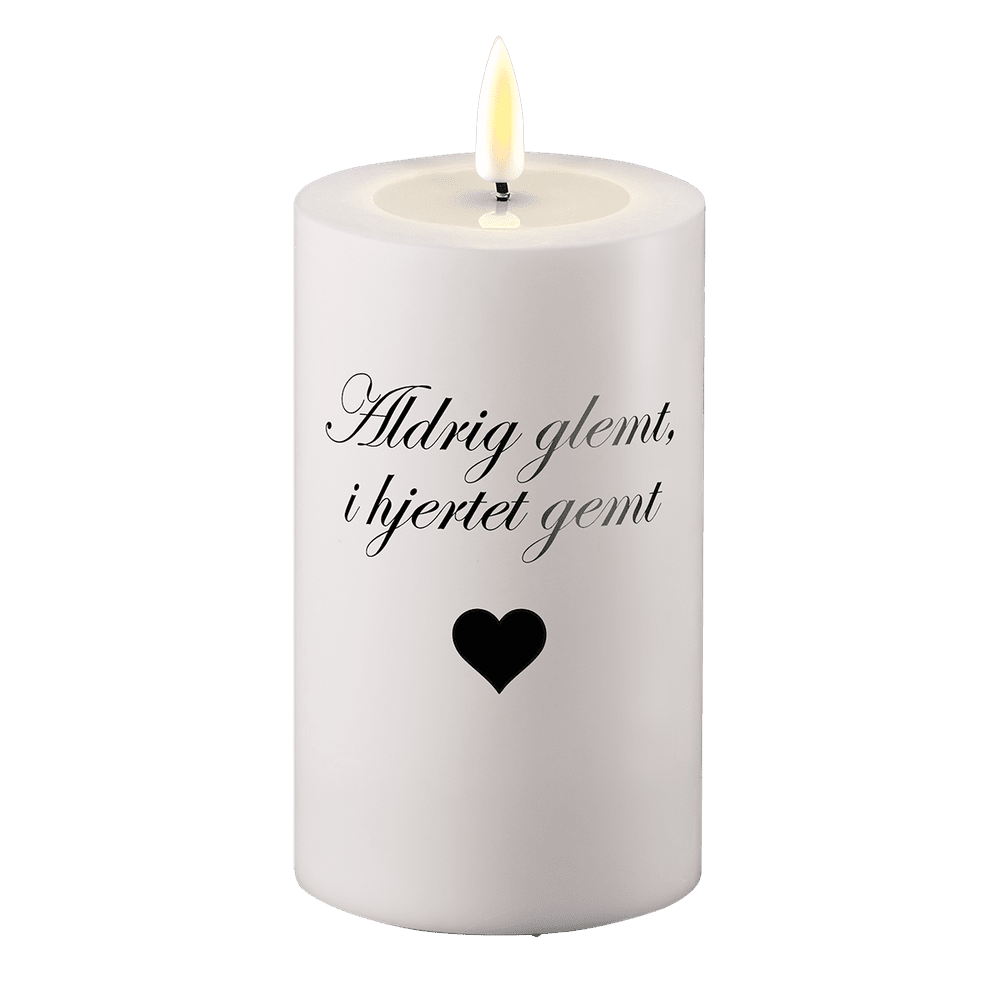 Φως τάφου LED Ποτέ δεν ξεχνιέται στην καρδιά Deluxe Homeart 1